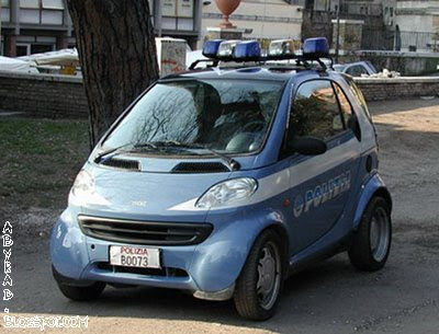 Roma, Italy Police Car