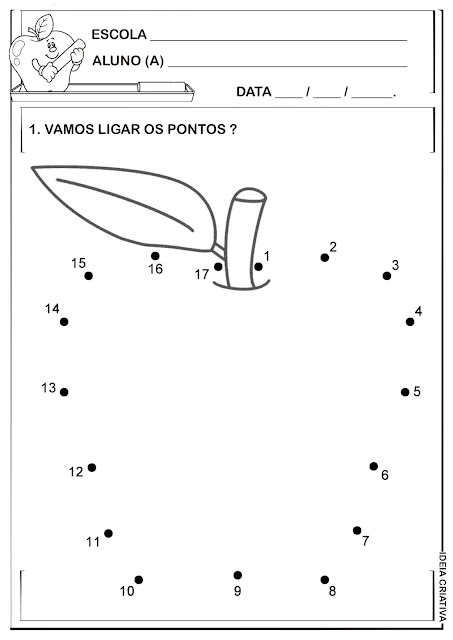 Atividade Liga Pontos /Temática Alimentação Saudável