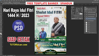 Baliho Sholat Eid Idul Fitri 1444 H PSD