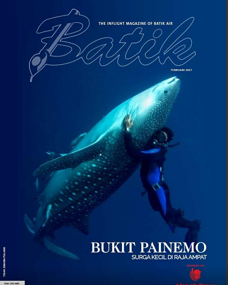 Sribangun Lingkungan Hidup: Cover Majalah Batik Air Menuai 