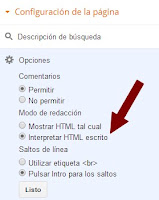 Interpretar HTML en entradas