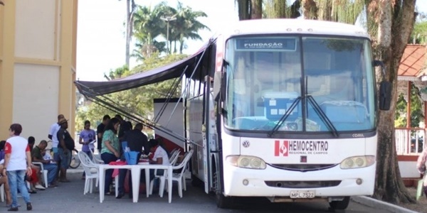 Ônibus do Hemocentro estará em Quissamã na próxima quinta-feira (23)