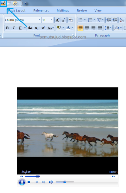  Di artikel ini saya akan memdiberi Anda panduan langkah Teknik Menambahkan Video ke Ms Word