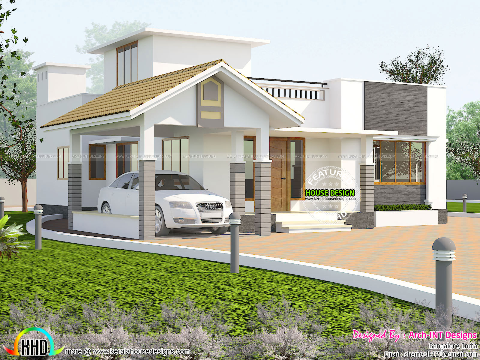 Ground floor  house  plan  Kerala home  design  and floor  plans 