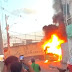 Ônibus é incendiado em Salvador e secretaria aponta vandalismo; este é 10º coletivo queimado em 2023.