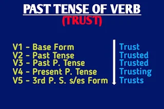 TRUST Past Tense and Past Participle