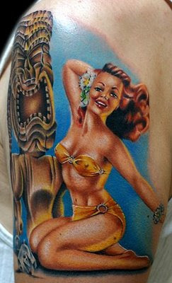 Tiki Tattoo by Cecil Porter