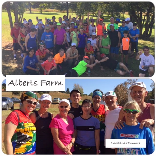 Alberts Farm and Woodlands parkrunners