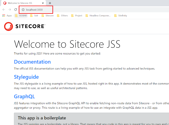 Setup Sitecore JSS application