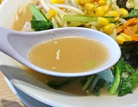 青菜野菜ちゃんぽんのスープの写真