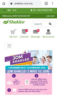 web shaklee new look