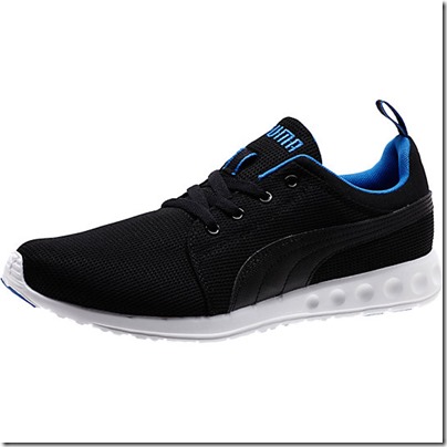 Puma Carson Runner Men Running Shoes - black-strong blue USD 65.00