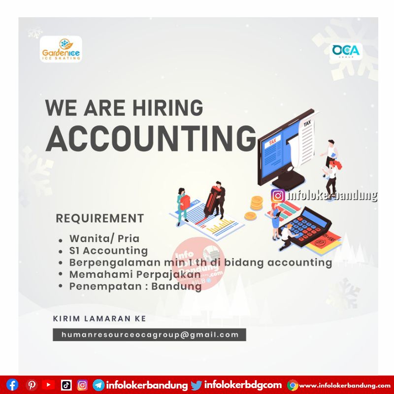 Lowongan Kerja OCA Group Bandung Maret 2023 I Follow IG ILB : @infolokerbandung