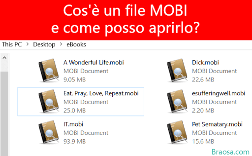 Cos'è un file MOBI e come posso aprirlo?