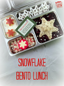 Christmas Snowflake Bento Lunch