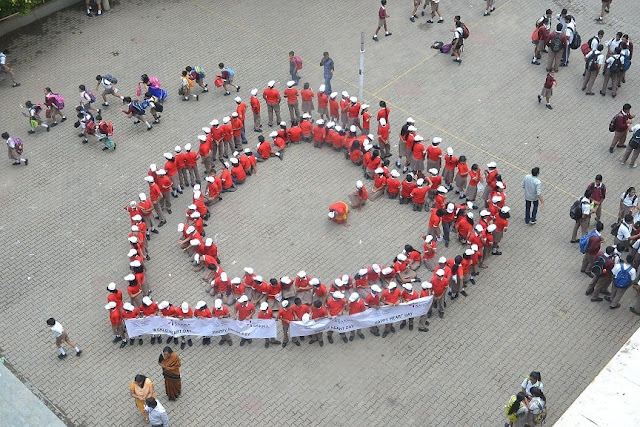 Student Walkathon and Student Heart Formation on World Heart Day