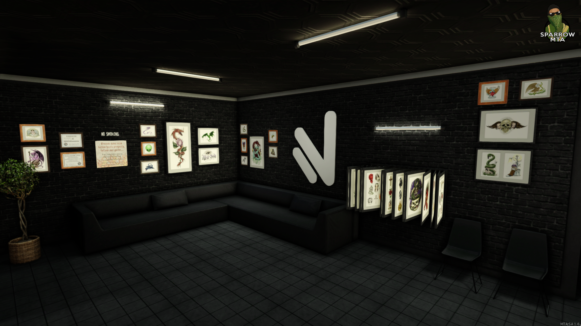 MTA:SA Tattoo Studio Interior Object Script