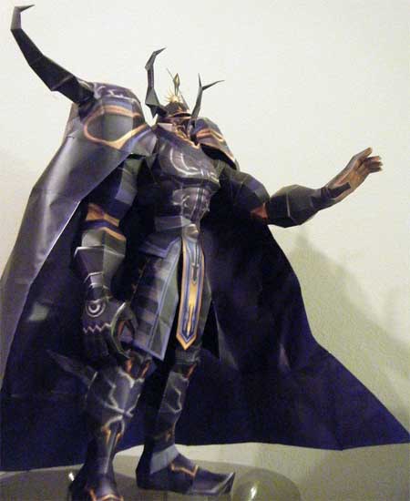 Dissidia Final Fantasy Golbez Papercraft