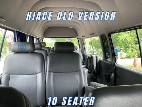 interior Van rental 10 seater in batam