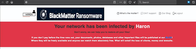 haron ransomware, avaddon ransomware,cyber attack, blackmatter ransomware, ransomware, ransomware removal, ransomware decrypt, tik tok