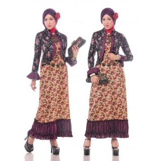 model baju batik kerja muslimah