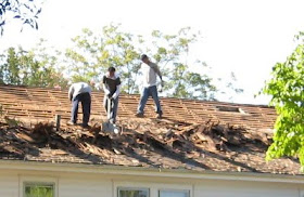 Removing the old roof