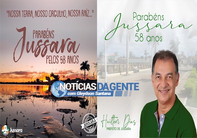 A cidade de Jussara completa 58 anos. 