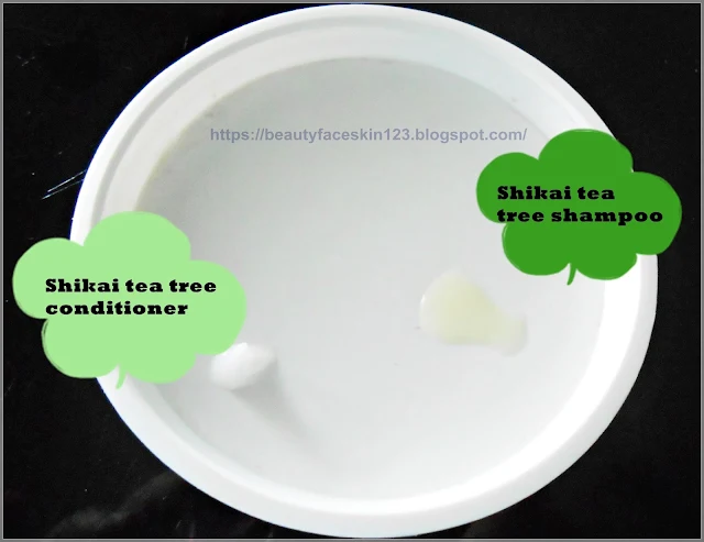 Shikai tea tree shampoo and Shikai tea tree conditioner