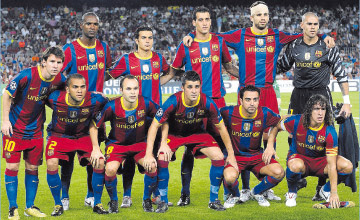 FC BARCELONA Team Photo season