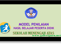 Contoh Model Penilaian Siswa Format PDF Kurikulum 2013