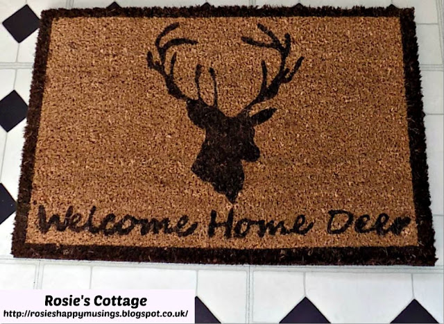 Rosie's Ikea Visit part three: The beautiful VALSGÅRD door mat reminded me of the present door mat outside our front door 