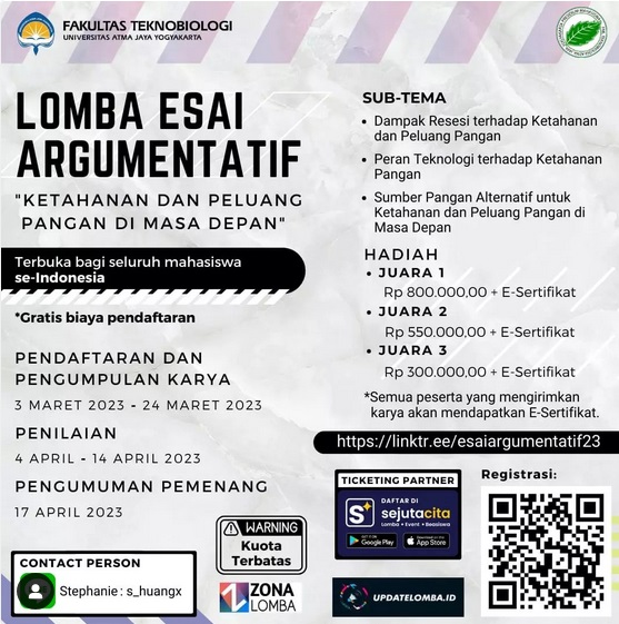 Lomba Esai Argumentatif 2023