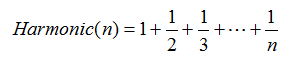 Harmonic Sum