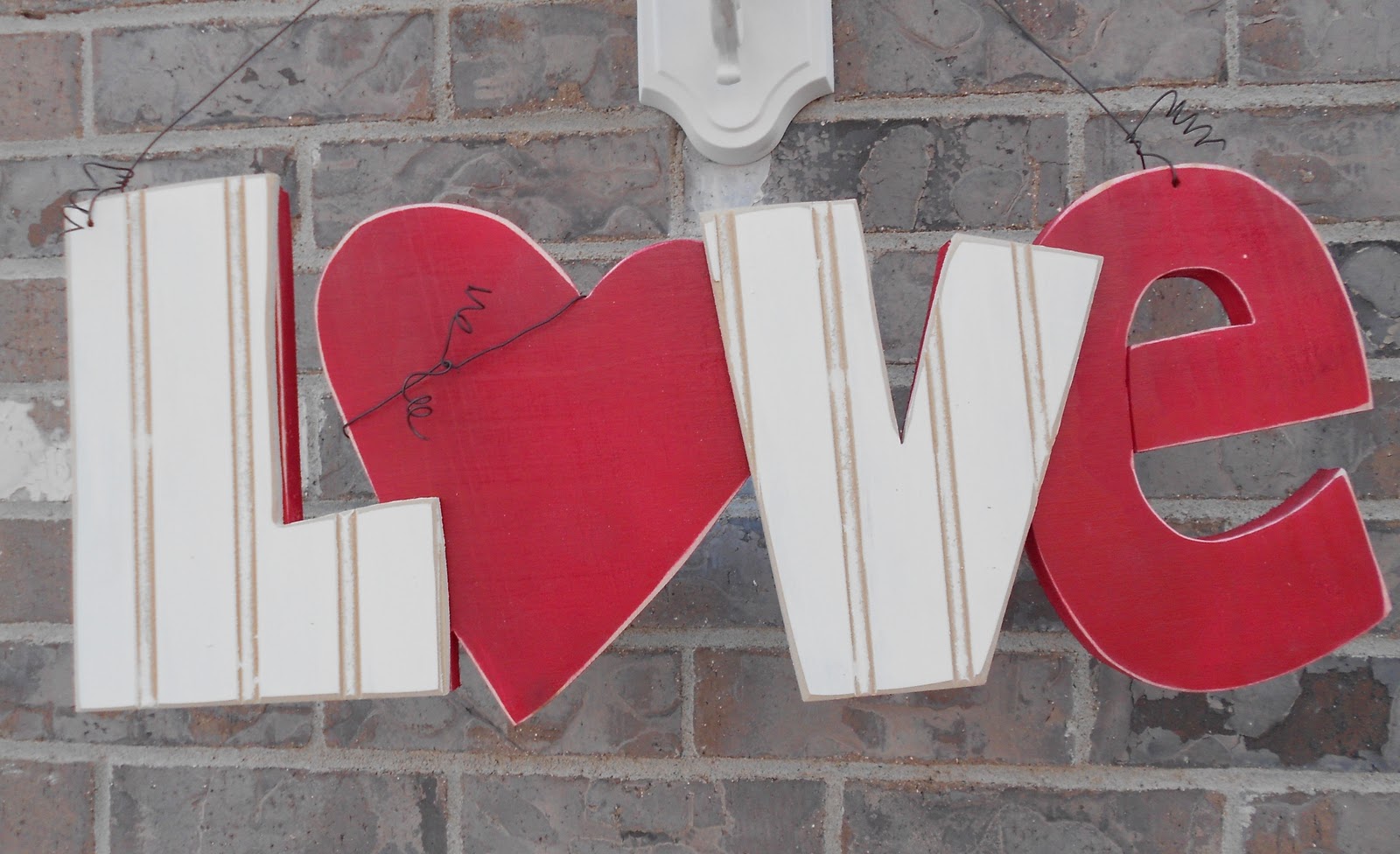 WOOD Creations: LOVE Door Hanger Tutorial by Guest Blogger Six Sisters ...