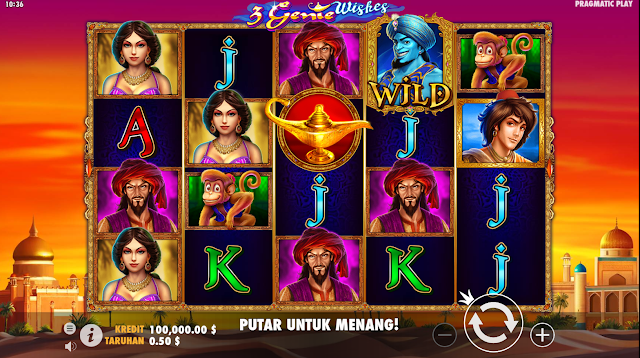 3 Genie Wishes Slot Game Review