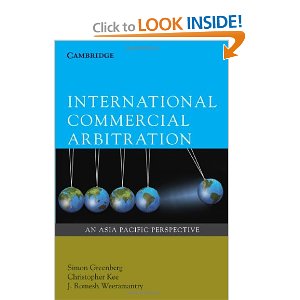 International Commercial Arbitration: An Asia-Pacific Perspective [Paperback]