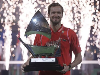 The final title was won by Russia's Daniil Medvedev in the final of the Dubai Tennis Open.