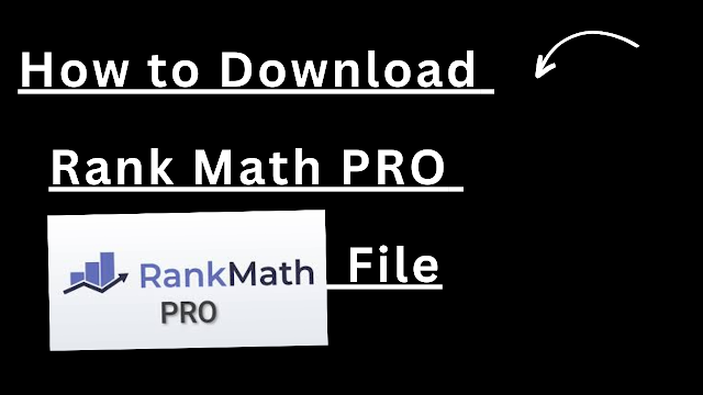 How to Download the Rank Math PRO Plugin Zip File
