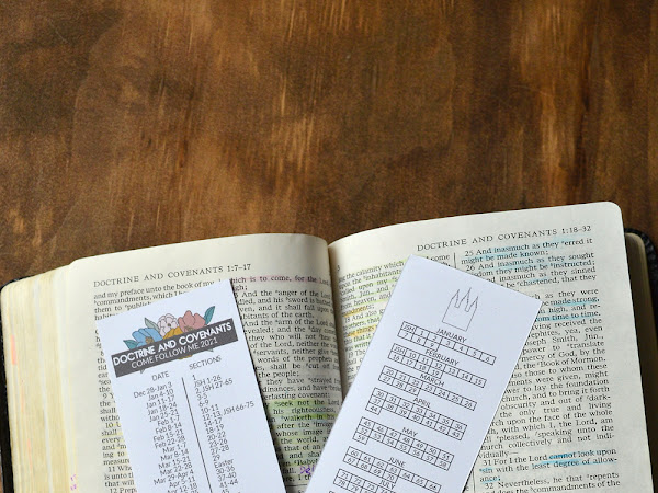 Come Follow Me Doctrine and Covenants Double Sided Bookmarks