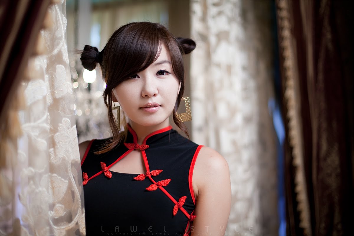 Ryu Ji Hye in Qipao (Chinese dress) photo wallpaper | Korean star