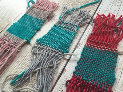 Knitting Like Crazy: Stitches Midwest Weaving Swatches