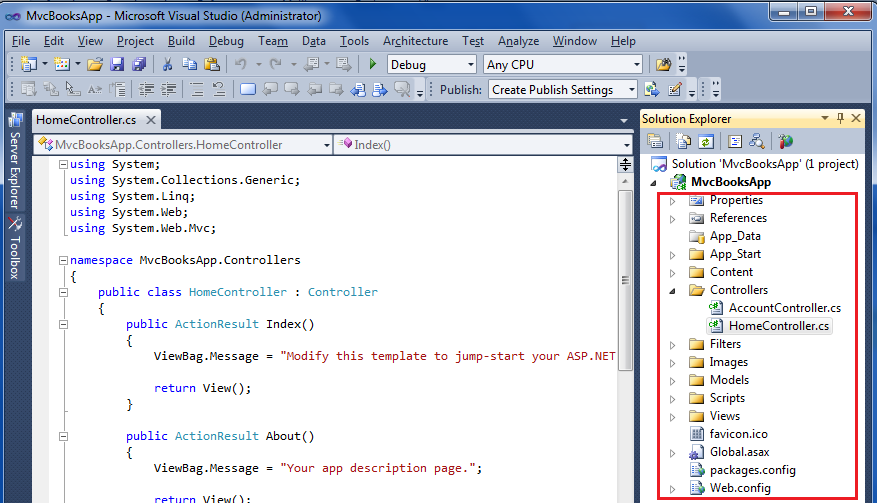 Asp Net Mvc 4 Application To Create Read Update Delete And
