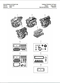 Catálogo de peças Chevrolet Space Van