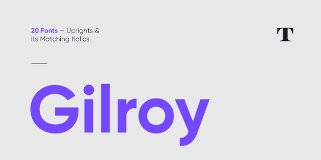 Gilroy Font Family