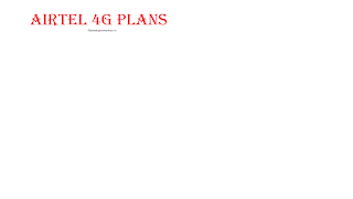 4G Plans in India | 4G Tariff Plans for Prepaid and Postpaid | airtel