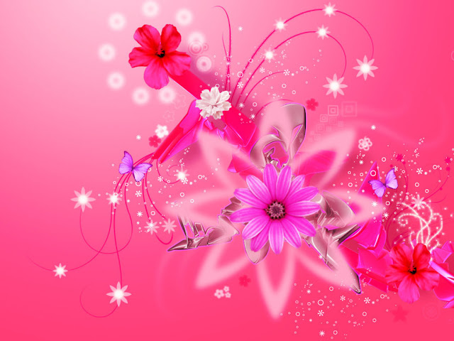 backgrounds for computer pink. Pink Floral Backgrounds