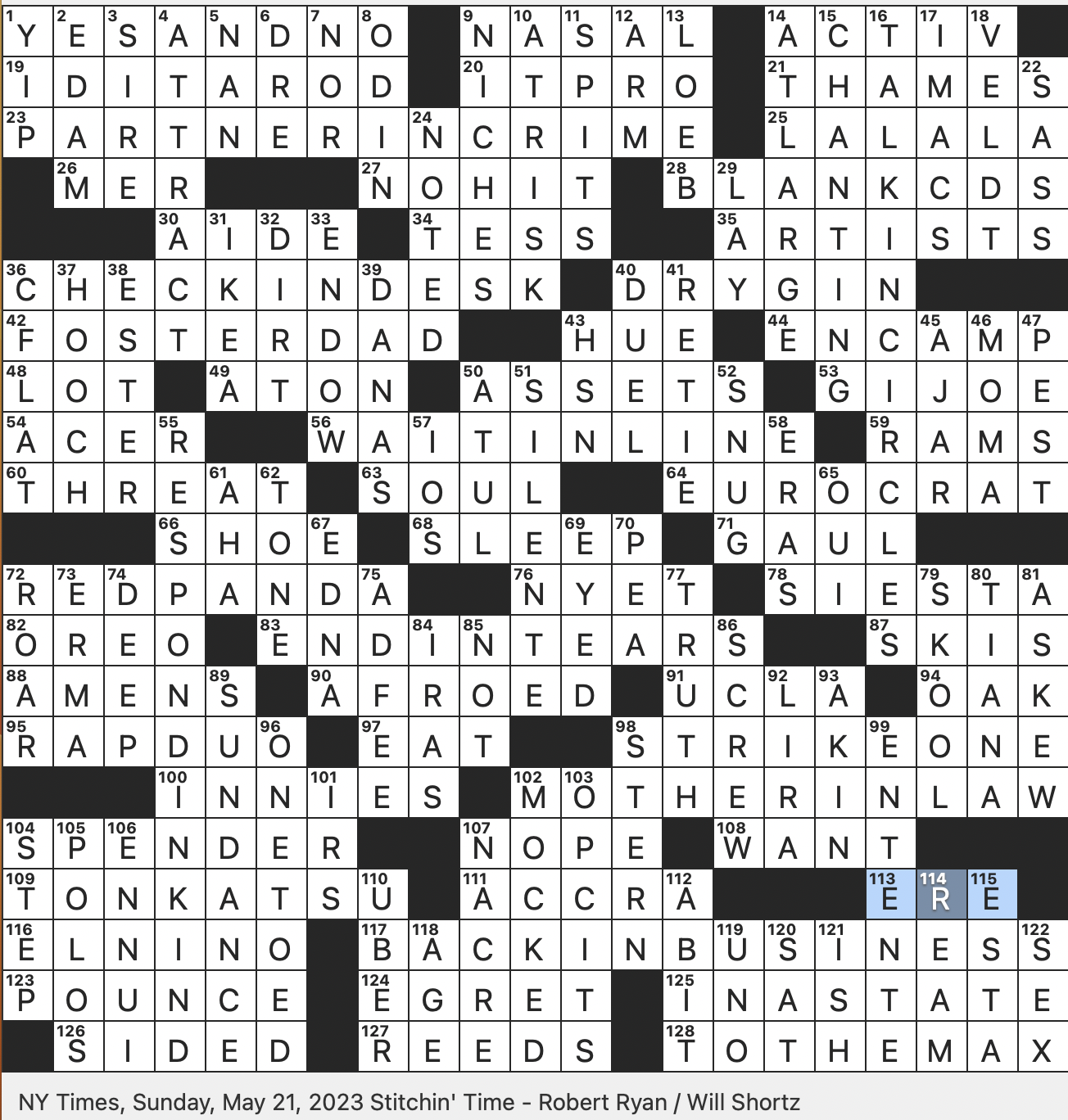 Care to Cut the Deck?- Solving the Thursday New York Times Crossword -  10-5-23 