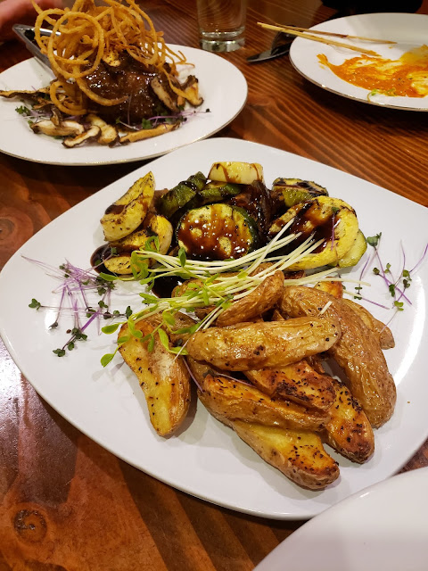 grilled veggies & fingerling potatoes John Serock Catering