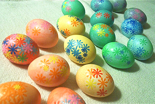 easter eggs designs on paper. up regular Easter eggs at