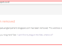 Pengalaman Membuat Blog  Pertama Yang Berujung Banned